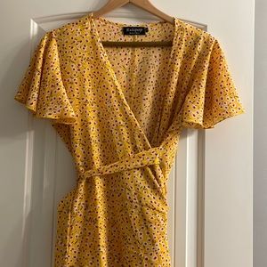 Wrap around sun dress